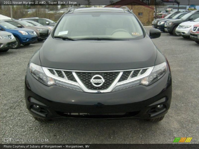 Super Black / Beige 2011 Nissan Murano LE AWD