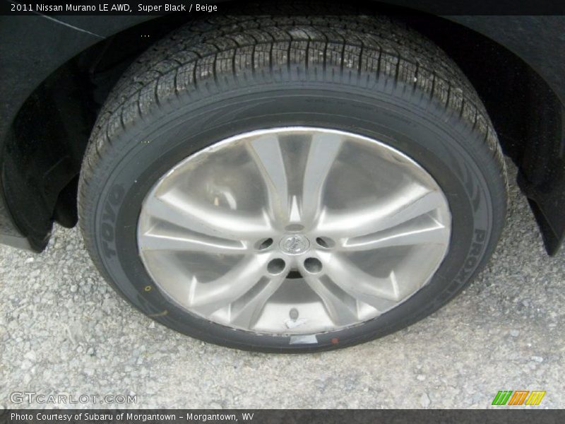 Super Black / Beige 2011 Nissan Murano LE AWD