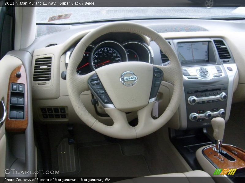 Super Black / Beige 2011 Nissan Murano LE AWD