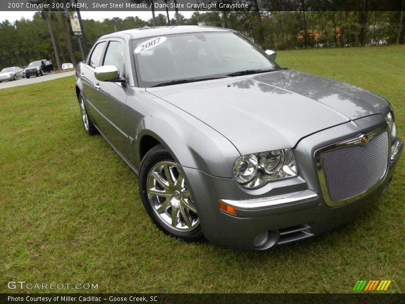 Silver Steel Metallic / Dark Slate Gray/Light Graystone 2007 Chrysler 300 C HEMI