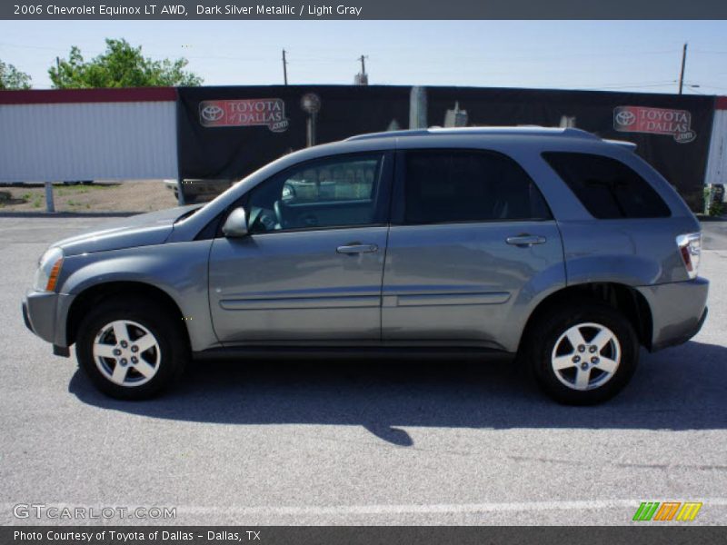 Dark Silver Metallic / Light Gray 2006 Chevrolet Equinox LT AWD