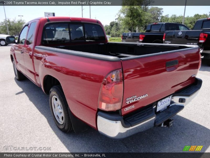 Impulse Red Pearl / Graphite Gray 2006 Toyota Tacoma Access Cab