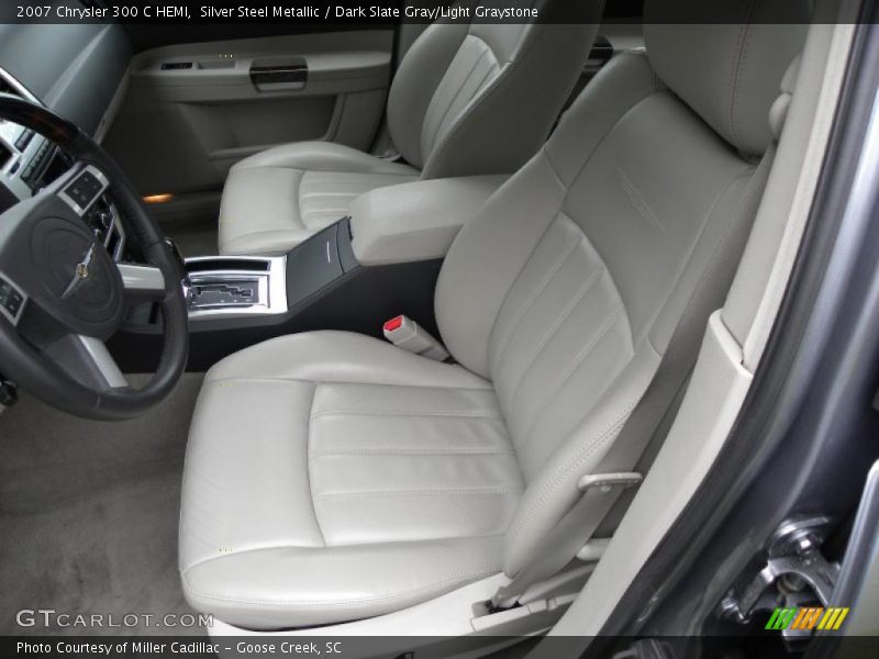 Silver Steel Metallic / Dark Slate Gray/Light Graystone 2007 Chrysler 300 C HEMI