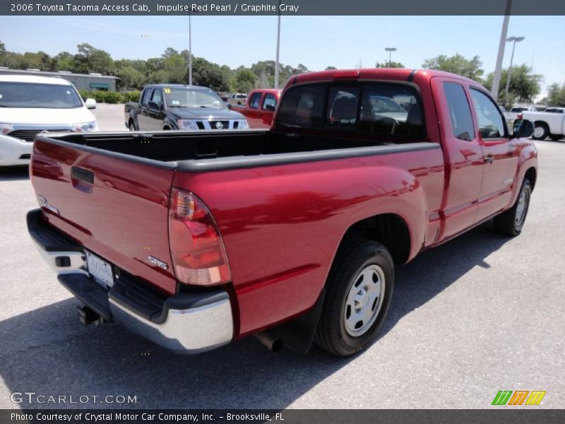 Impulse Red Pearl / Graphite Gray 2006 Toyota Tacoma Access Cab