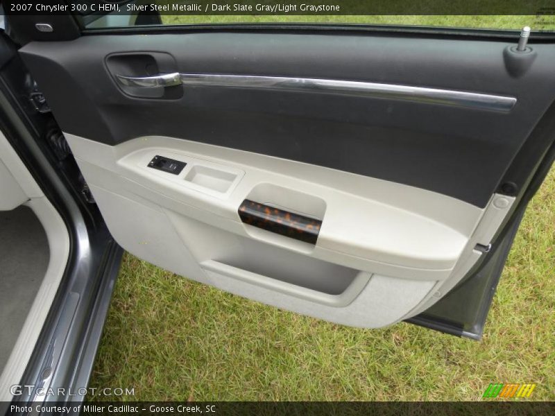 Silver Steel Metallic / Dark Slate Gray/Light Graystone 2007 Chrysler 300 C HEMI