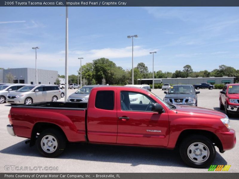 Impulse Red Pearl / Graphite Gray 2006 Toyota Tacoma Access Cab