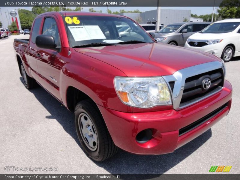 Impulse Red Pearl / Graphite Gray 2006 Toyota Tacoma Access Cab