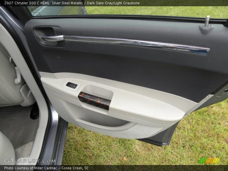 Silver Steel Metallic / Dark Slate Gray/Light Graystone 2007 Chrysler 300 C HEMI