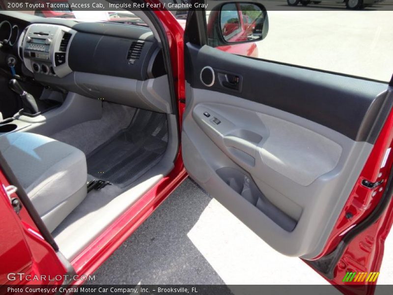 Impulse Red Pearl / Graphite Gray 2006 Toyota Tacoma Access Cab