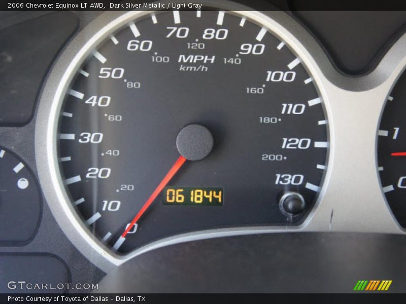 Dark Silver Metallic / Light Gray 2006 Chevrolet Equinox LT AWD