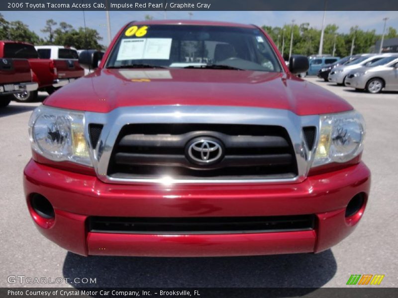 Impulse Red Pearl / Graphite Gray 2006 Toyota Tacoma Access Cab