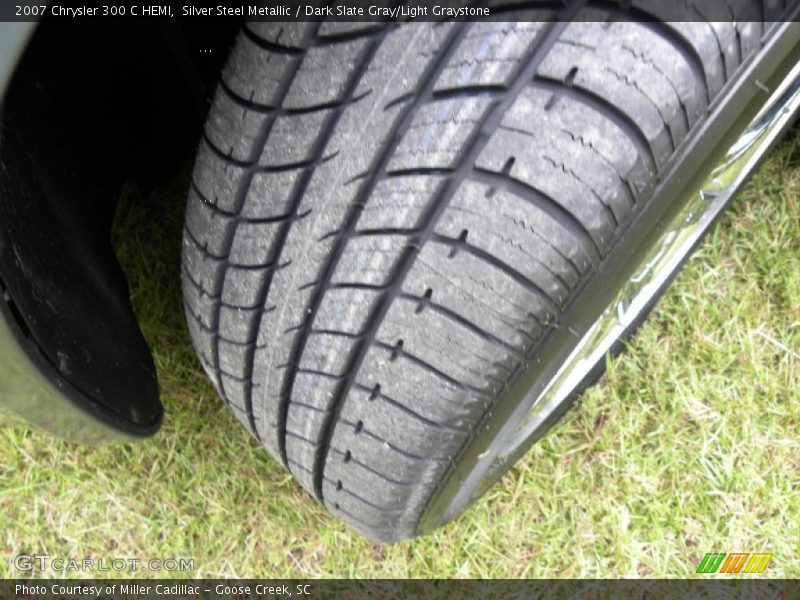 Silver Steel Metallic / Dark Slate Gray/Light Graystone 2007 Chrysler 300 C HEMI