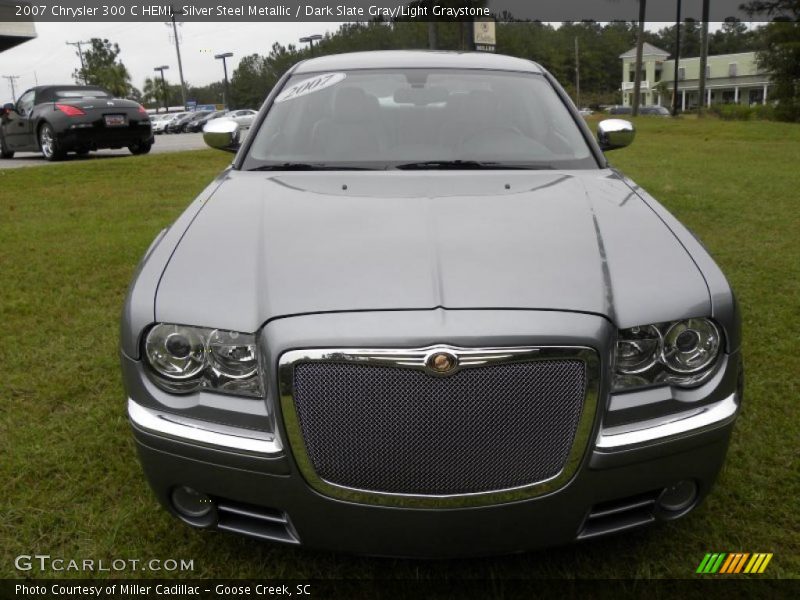 Silver Steel Metallic / Dark Slate Gray/Light Graystone 2007 Chrysler 300 C HEMI