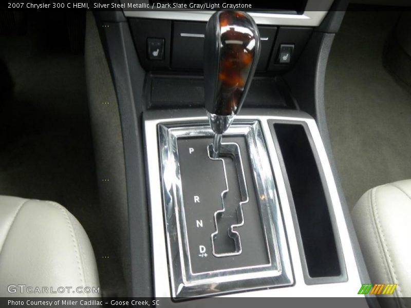 Silver Steel Metallic / Dark Slate Gray/Light Graystone 2007 Chrysler 300 C HEMI