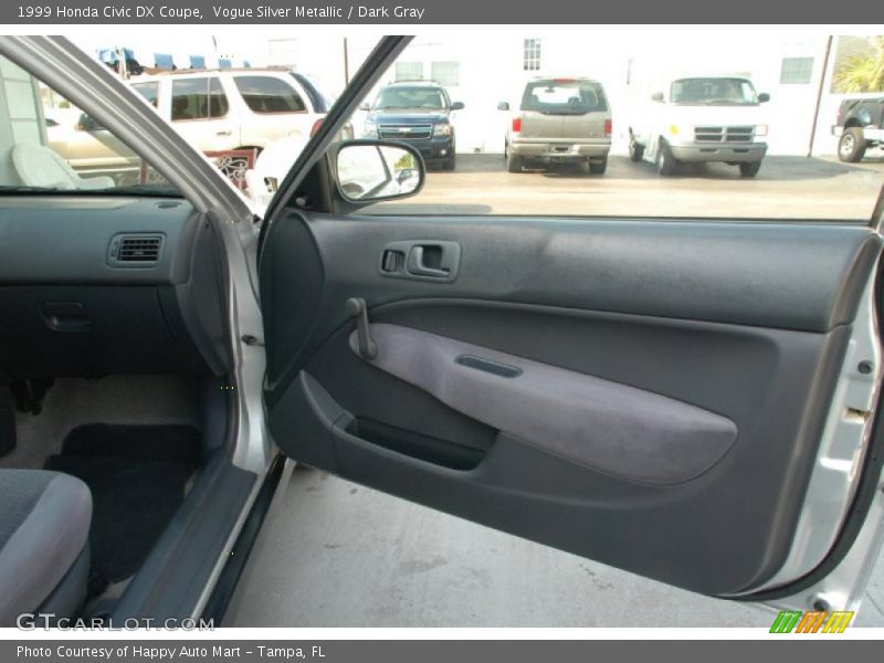 Vogue Silver Metallic / Dark Gray 1999 Honda Civic DX Coupe