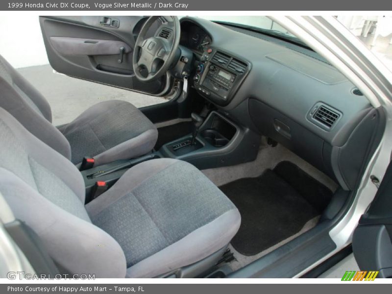 Vogue Silver Metallic / Dark Gray 1999 Honda Civic DX Coupe