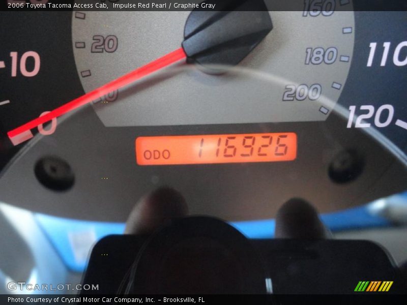 Impulse Red Pearl / Graphite Gray 2006 Toyota Tacoma Access Cab