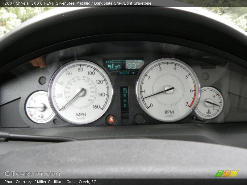 Silver Steel Metallic / Dark Slate Gray/Light Graystone 2007 Chrysler 300 C HEMI