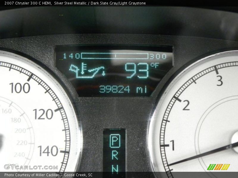 Silver Steel Metallic / Dark Slate Gray/Light Graystone 2007 Chrysler 300 C HEMI