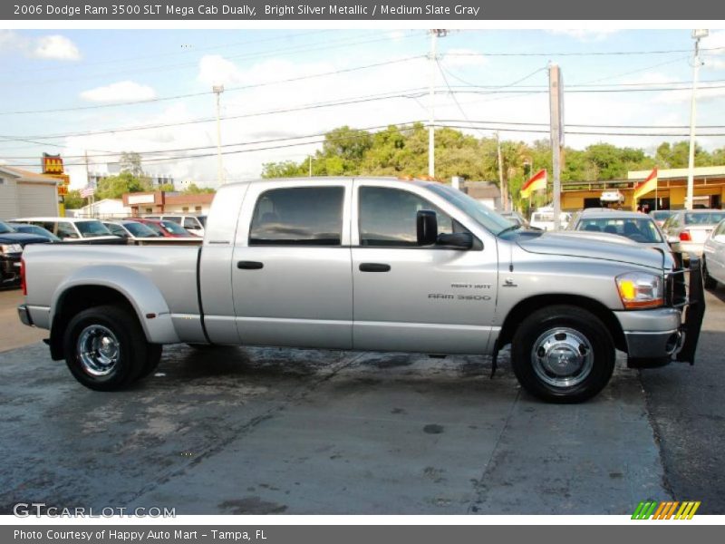 Bright Silver Metallic / Medium Slate Gray 2006 Dodge Ram 3500 SLT Mega Cab Dually
