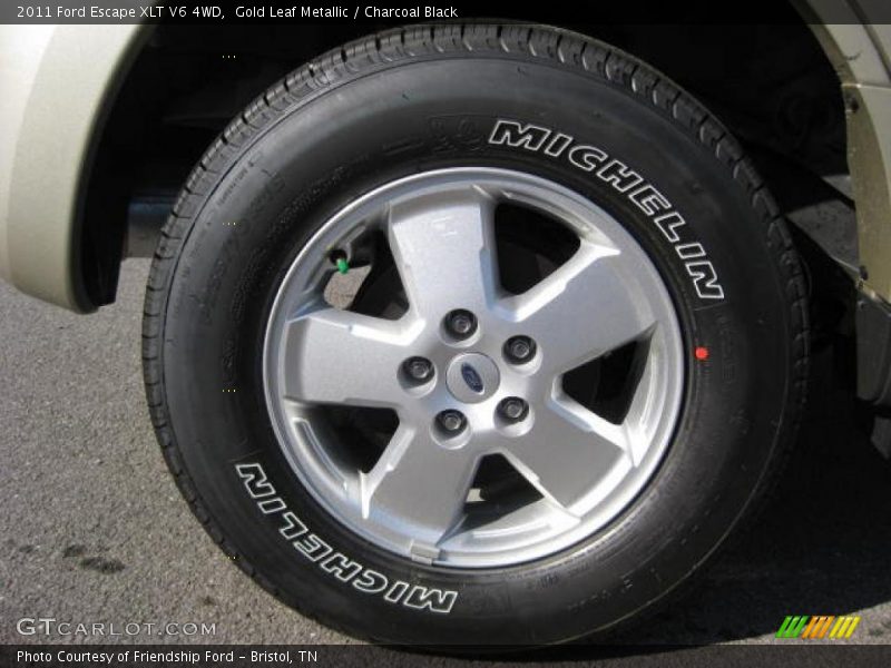 Gold Leaf Metallic / Charcoal Black 2011 Ford Escape XLT V6 4WD