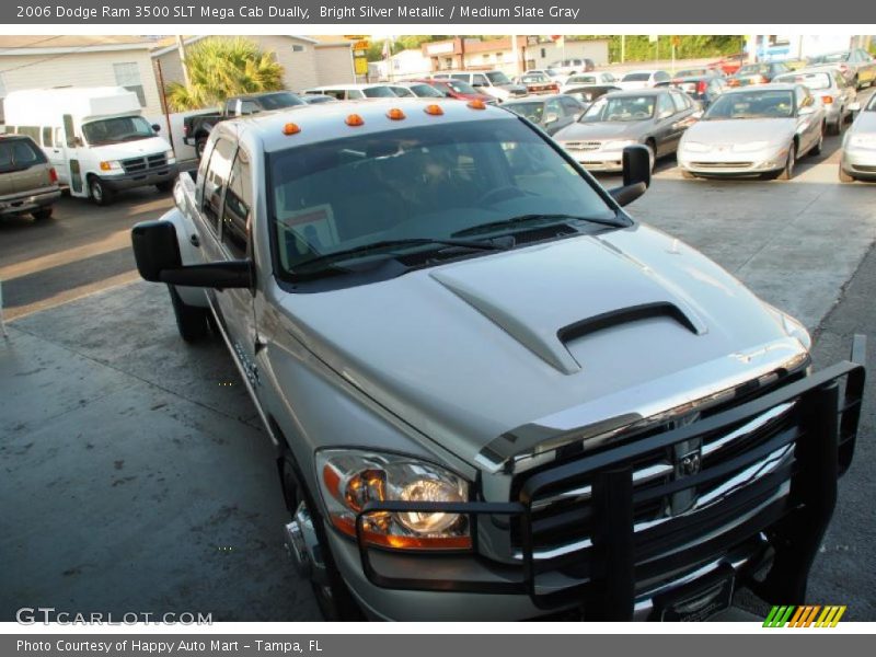 Bright Silver Metallic / Medium Slate Gray 2006 Dodge Ram 3500 SLT Mega Cab Dually