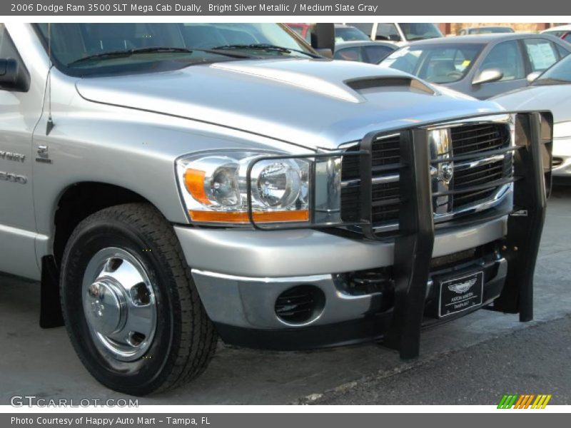 Bright Silver Metallic / Medium Slate Gray 2006 Dodge Ram 3500 SLT Mega Cab Dually