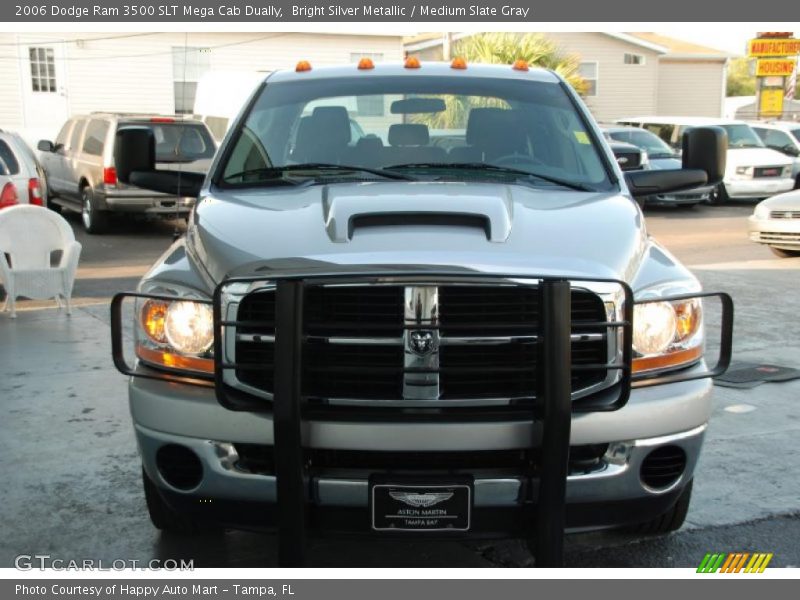 Bright Silver Metallic / Medium Slate Gray 2006 Dodge Ram 3500 SLT Mega Cab Dually