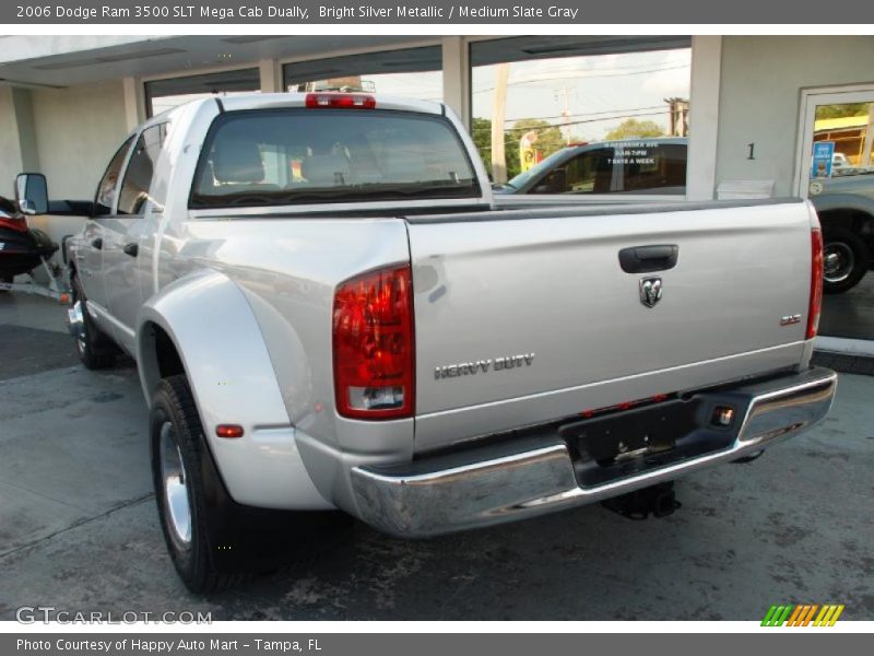 Bright Silver Metallic / Medium Slate Gray 2006 Dodge Ram 3500 SLT Mega Cab Dually