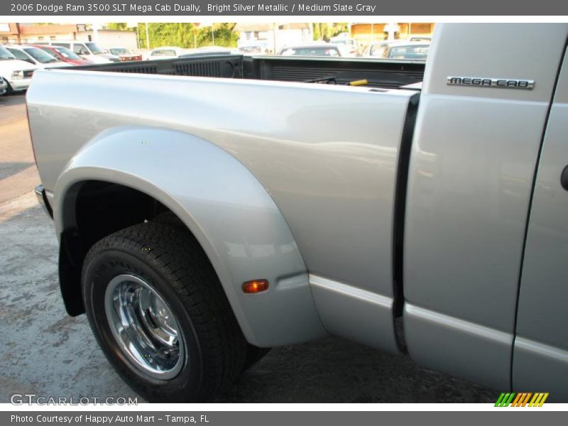 Bright Silver Metallic / Medium Slate Gray 2006 Dodge Ram 3500 SLT Mega Cab Dually