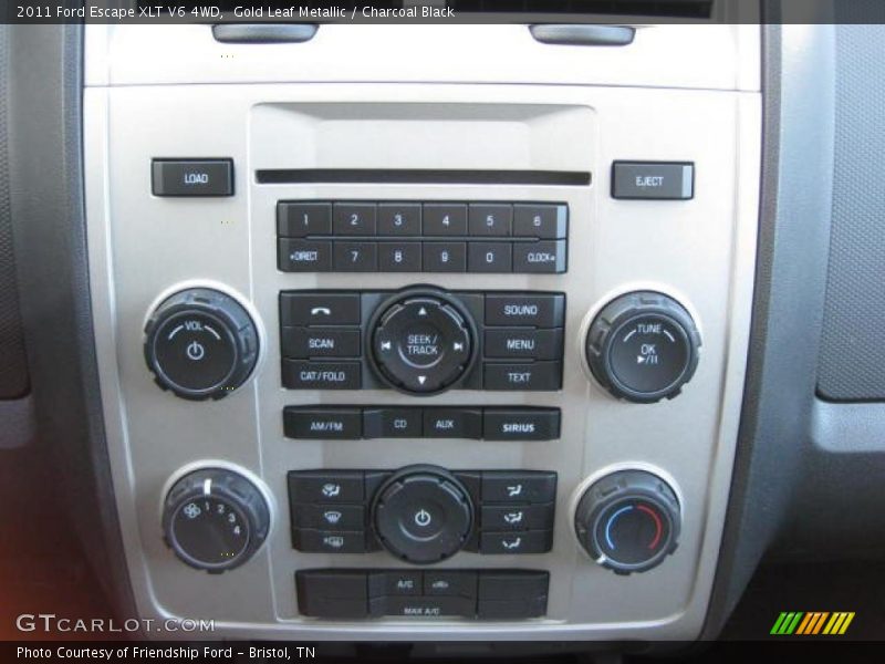 Gold Leaf Metallic / Charcoal Black 2011 Ford Escape XLT V6 4WD