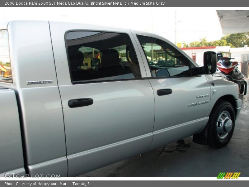 Bright Silver Metallic / Medium Slate Gray 2006 Dodge Ram 3500 SLT Mega Cab Dually