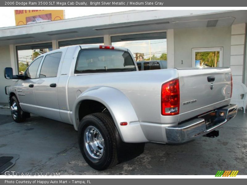 Bright Silver Metallic / Medium Slate Gray 2006 Dodge Ram 3500 SLT Mega Cab Dually