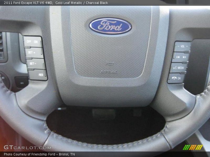 Gold Leaf Metallic / Charcoal Black 2011 Ford Escape XLT V6 4WD