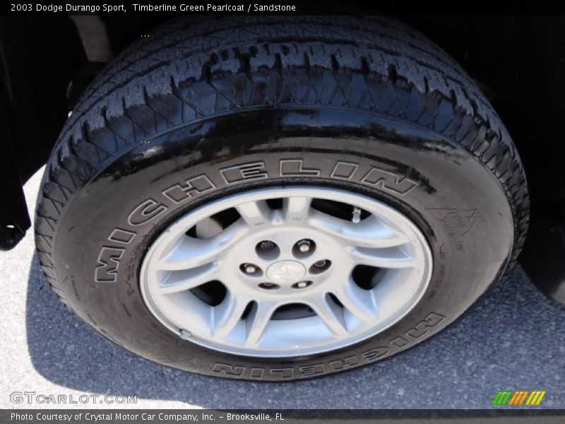 Timberline Green Pearlcoat / Sandstone 2003 Dodge Durango Sport