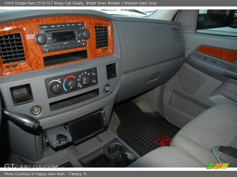 Bright Silver Metallic / Medium Slate Gray 2006 Dodge Ram 3500 SLT Mega Cab Dually