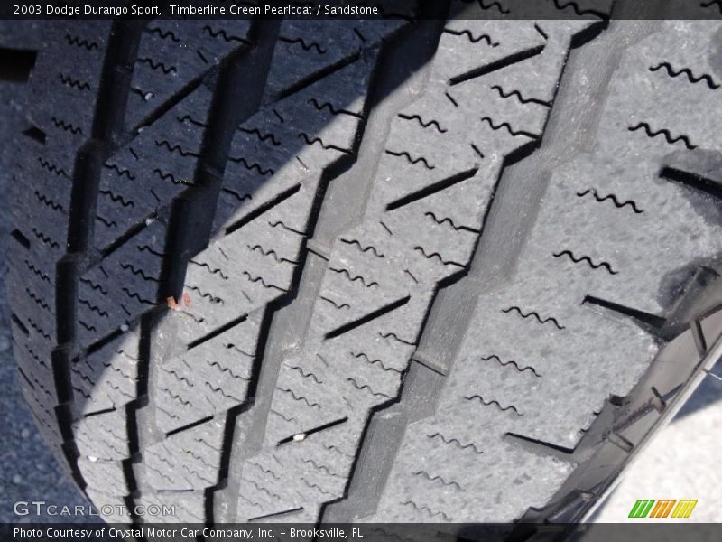 Timberline Green Pearlcoat / Sandstone 2003 Dodge Durango Sport