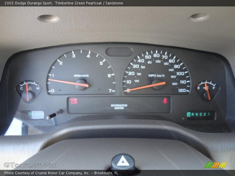  2003 Durango Sport Sport Gauges