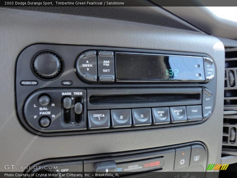 Timberline Green Pearlcoat / Sandstone 2003 Dodge Durango Sport