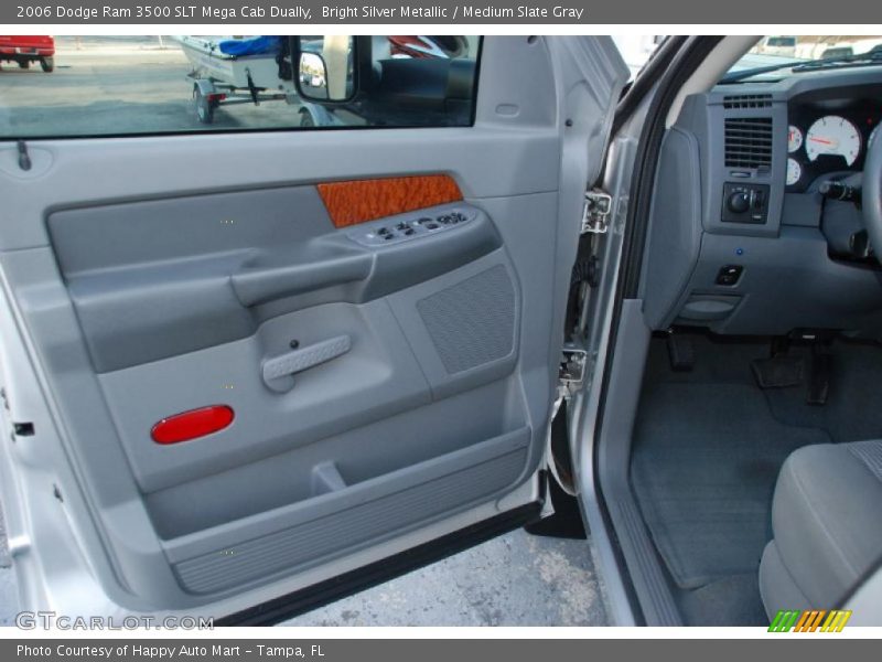 Bright Silver Metallic / Medium Slate Gray 2006 Dodge Ram 3500 SLT Mega Cab Dually