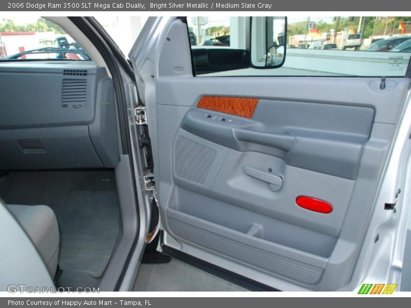 Bright Silver Metallic / Medium Slate Gray 2006 Dodge Ram 3500 SLT Mega Cab Dually