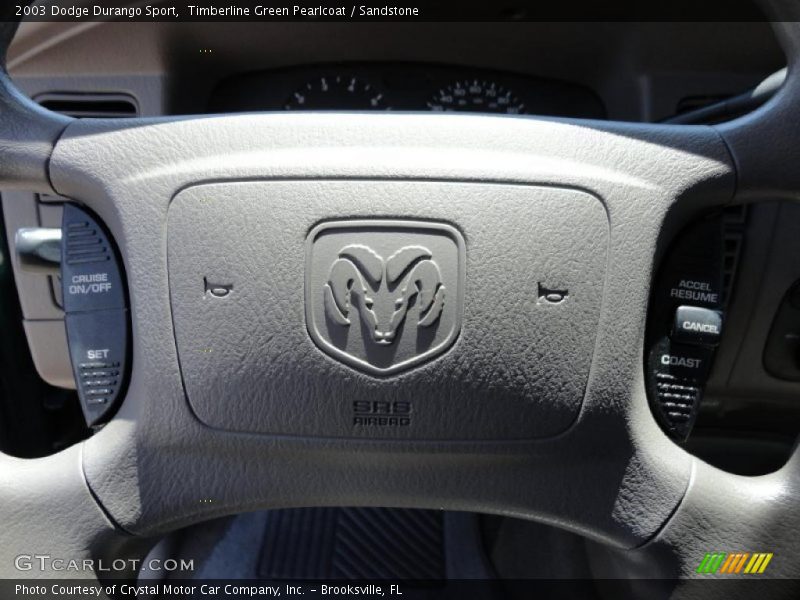 Timberline Green Pearlcoat / Sandstone 2003 Dodge Durango Sport