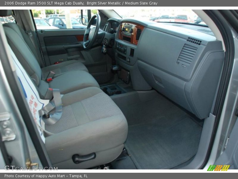 Bright Silver Metallic / Medium Slate Gray 2006 Dodge Ram 3500 SLT Mega Cab Dually