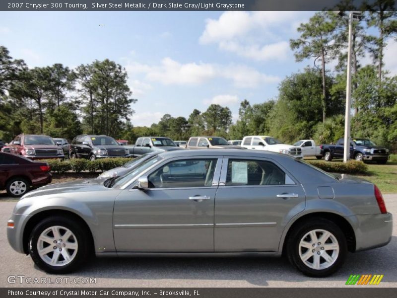Silver Steel Metallic / Dark Slate Gray/Light Graystone 2007 Chrysler 300 Touring
