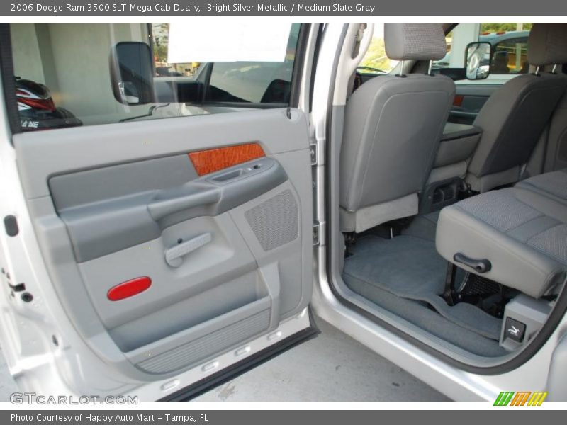 Bright Silver Metallic / Medium Slate Gray 2006 Dodge Ram 3500 SLT Mega Cab Dually