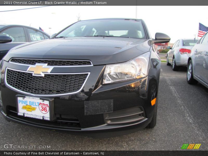Black Granite Metallic / Medium Titanium 2011 Chevrolet Cruze LT