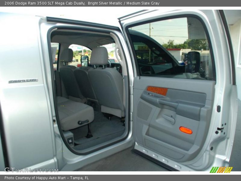 Bright Silver Metallic / Medium Slate Gray 2006 Dodge Ram 3500 SLT Mega Cab Dually
