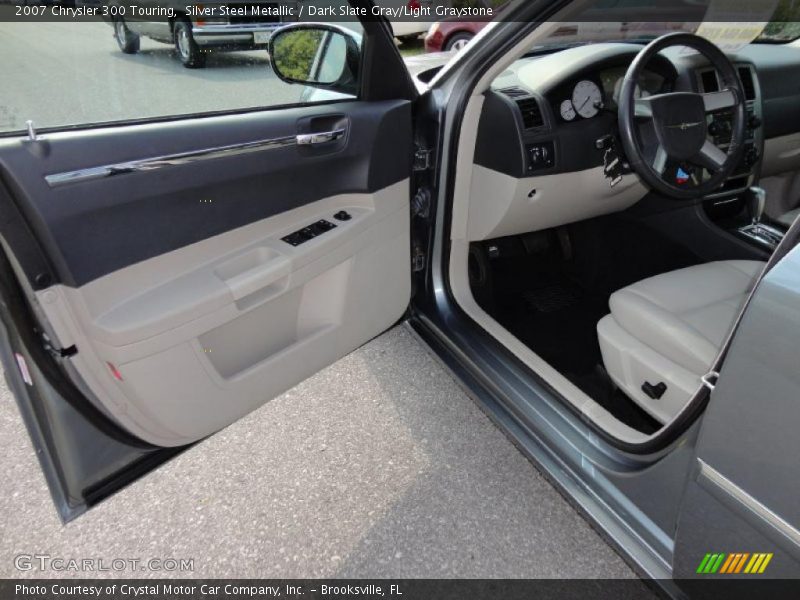 Silver Steel Metallic / Dark Slate Gray/Light Graystone 2007 Chrysler 300 Touring