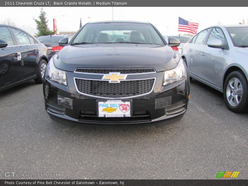 Black Granite Metallic / Medium Titanium 2011 Chevrolet Cruze LT