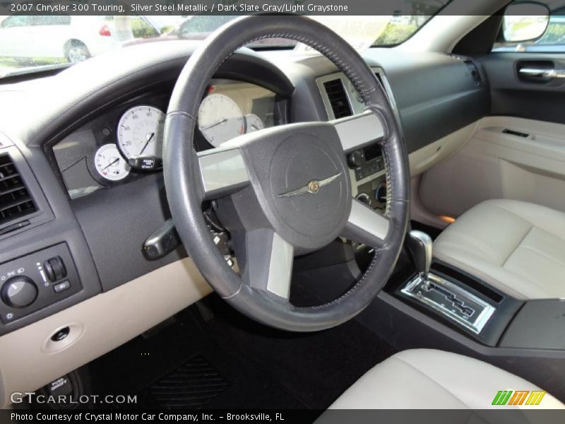 Silver Steel Metallic / Dark Slate Gray/Light Graystone 2007 Chrysler 300 Touring